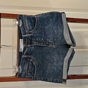 RSQ high rise cuff jean shorts size 3/W26